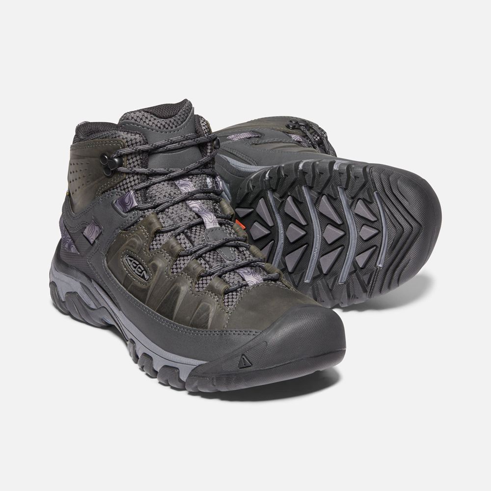 Keen Outdoor Bot Erkek Siyah - Targhee Iii Waterproof Mid - Türkiye WUXL97832